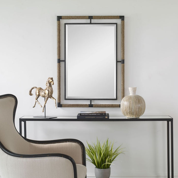 Uttermost Melville Iron & Rope Mirror