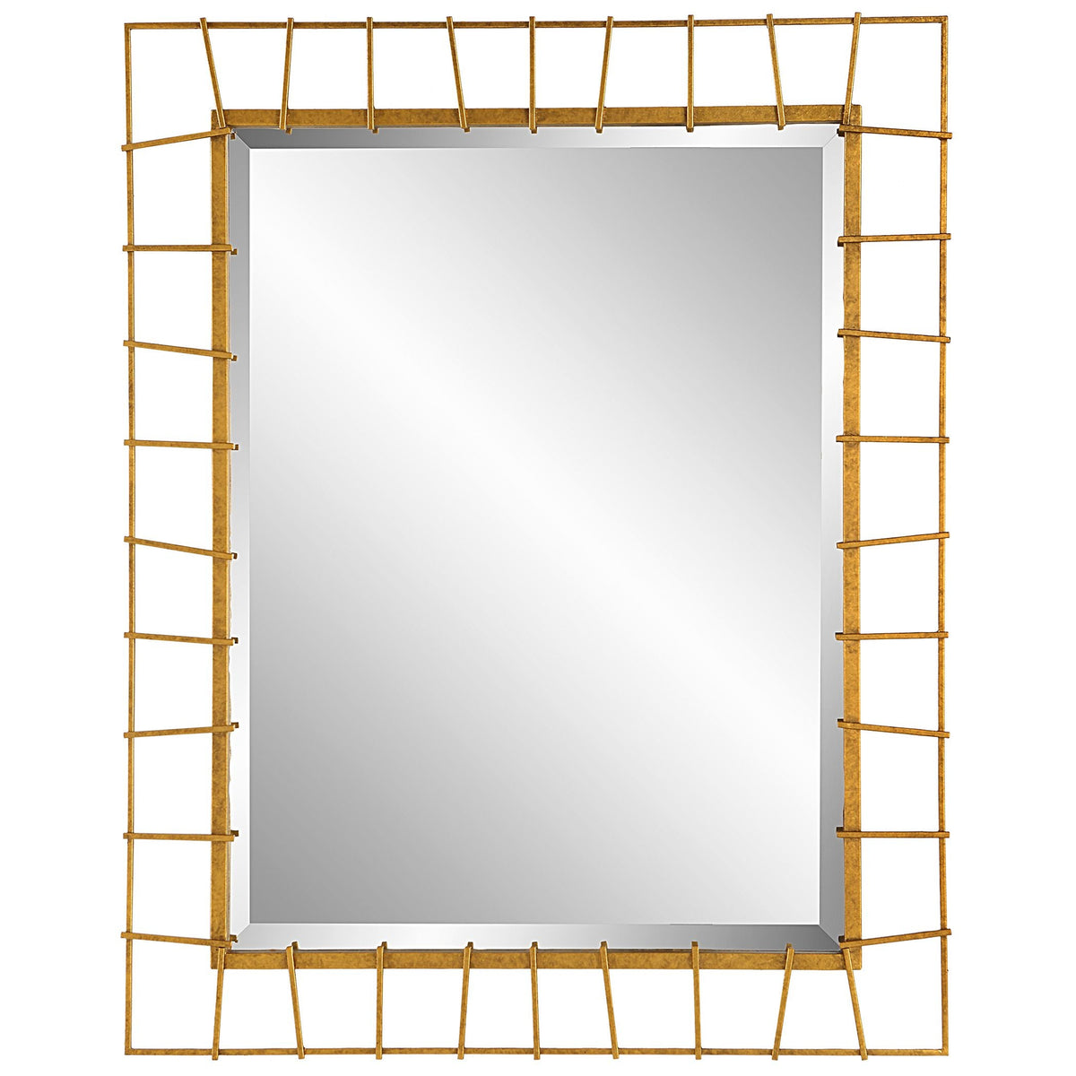 Uttermost Townsend Antiqued Gold Mirror