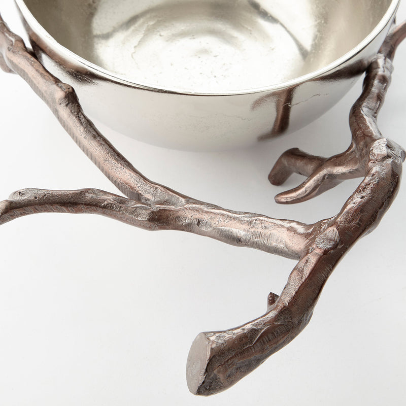 Bough Bowl|Nickel& Bronze by Cyan