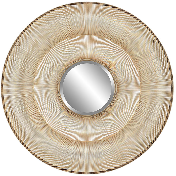 Uttermost Bauble Round Gold Mirror