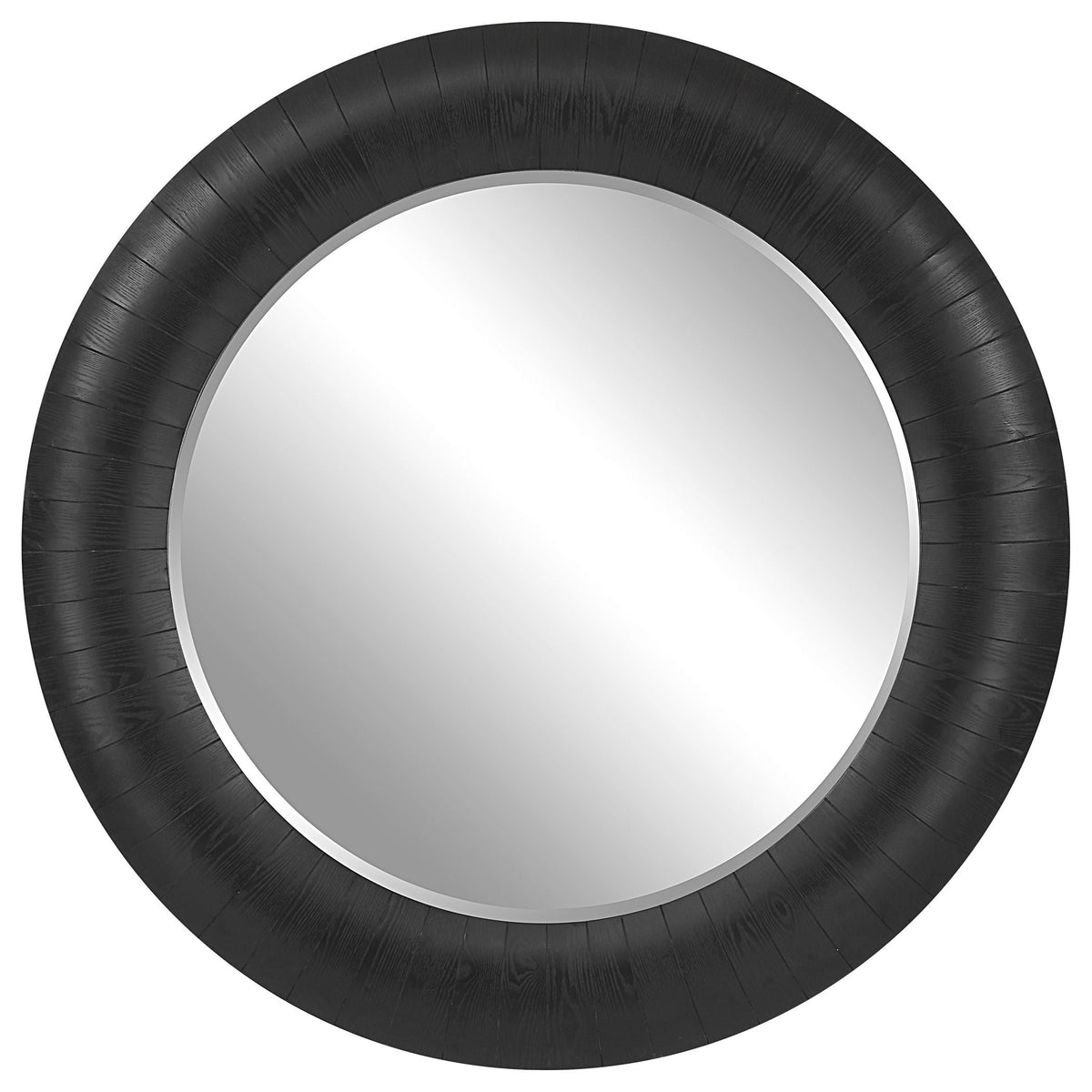 Uttermost Stockade Dark Round Mirror