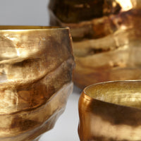 Lexham Vase | Gold -Large by Cyan