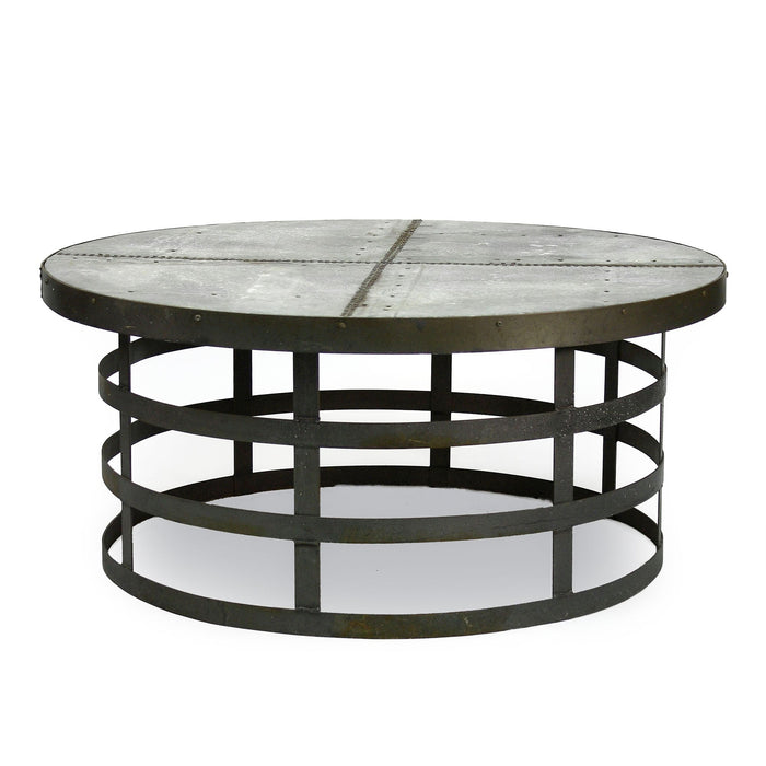 Alden Round Coffee Table (1001) by Zentique