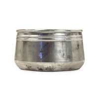 Distressed Metallic Silver Bowl (10041L A840) by Zentique