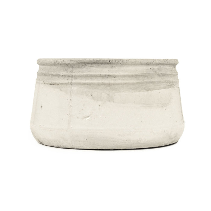 Distressed White Bowl (10041S A25A) by Zentique