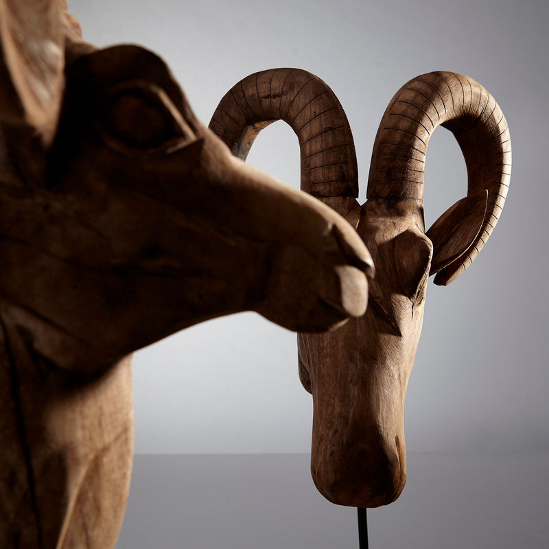 Ibex Sculpture | Natural by Cyan