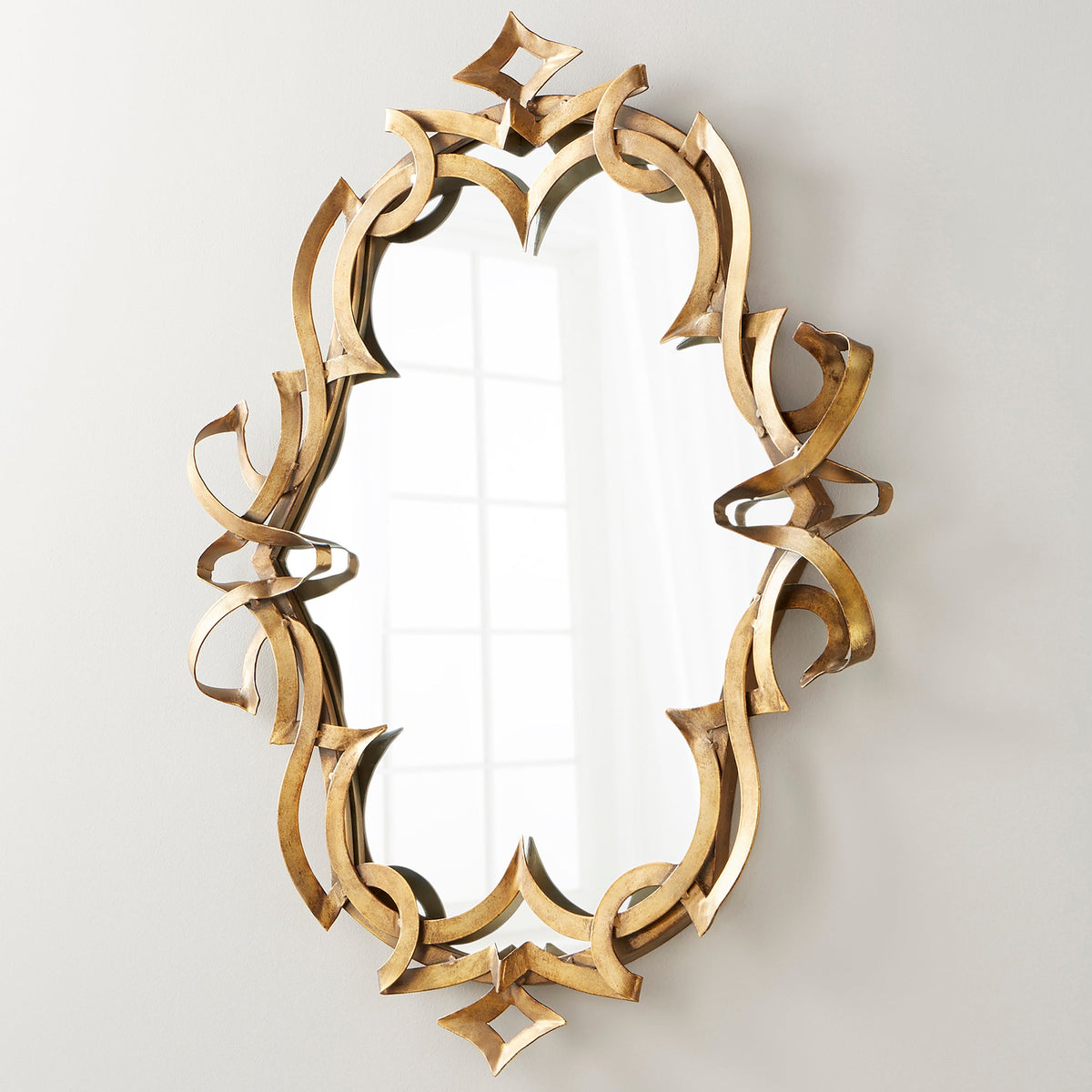 Charcroft Mirror | Gold by Cyan