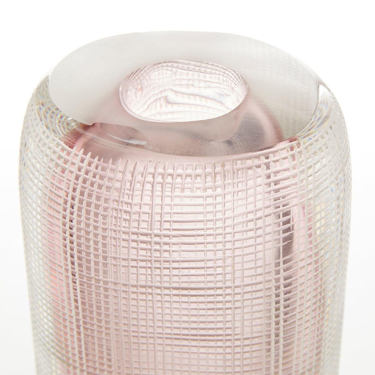 Neso Vase | Pink & Clear by Cyan