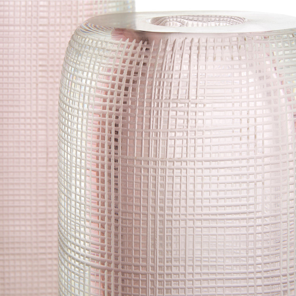 Neso Vase | Pink & Clear by Cyan