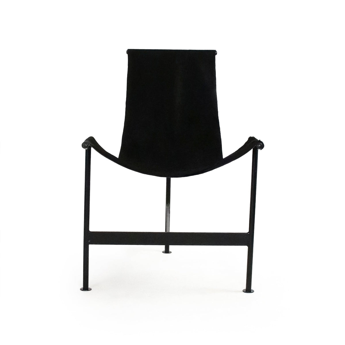 Black Hide Sling Chair by Zentique