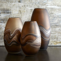 Nina Vase|Amber Swirl-SM by Cyan