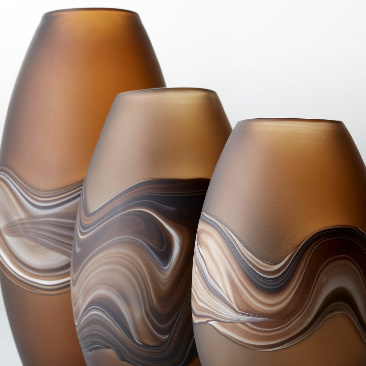 Nina Vase|Amber Swirl-SM by Cyan