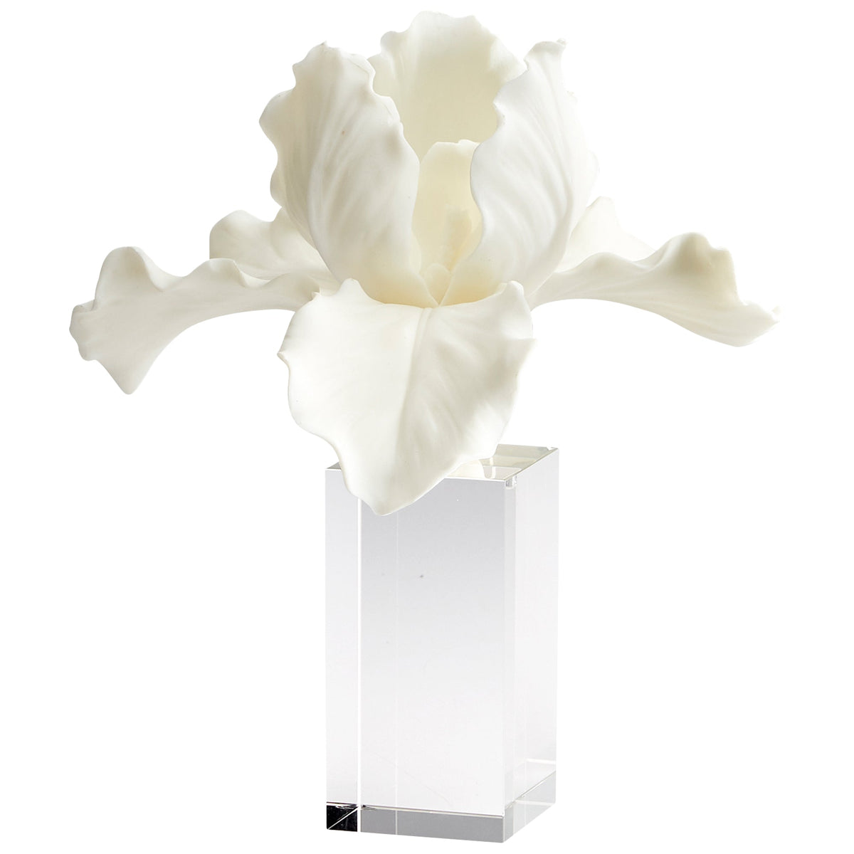 Iris Sculpture | White by Cyan