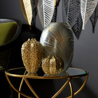 Gyroscope Side Table|Gold by Cyan