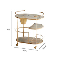 Barcraft Bar Cart by Cyan