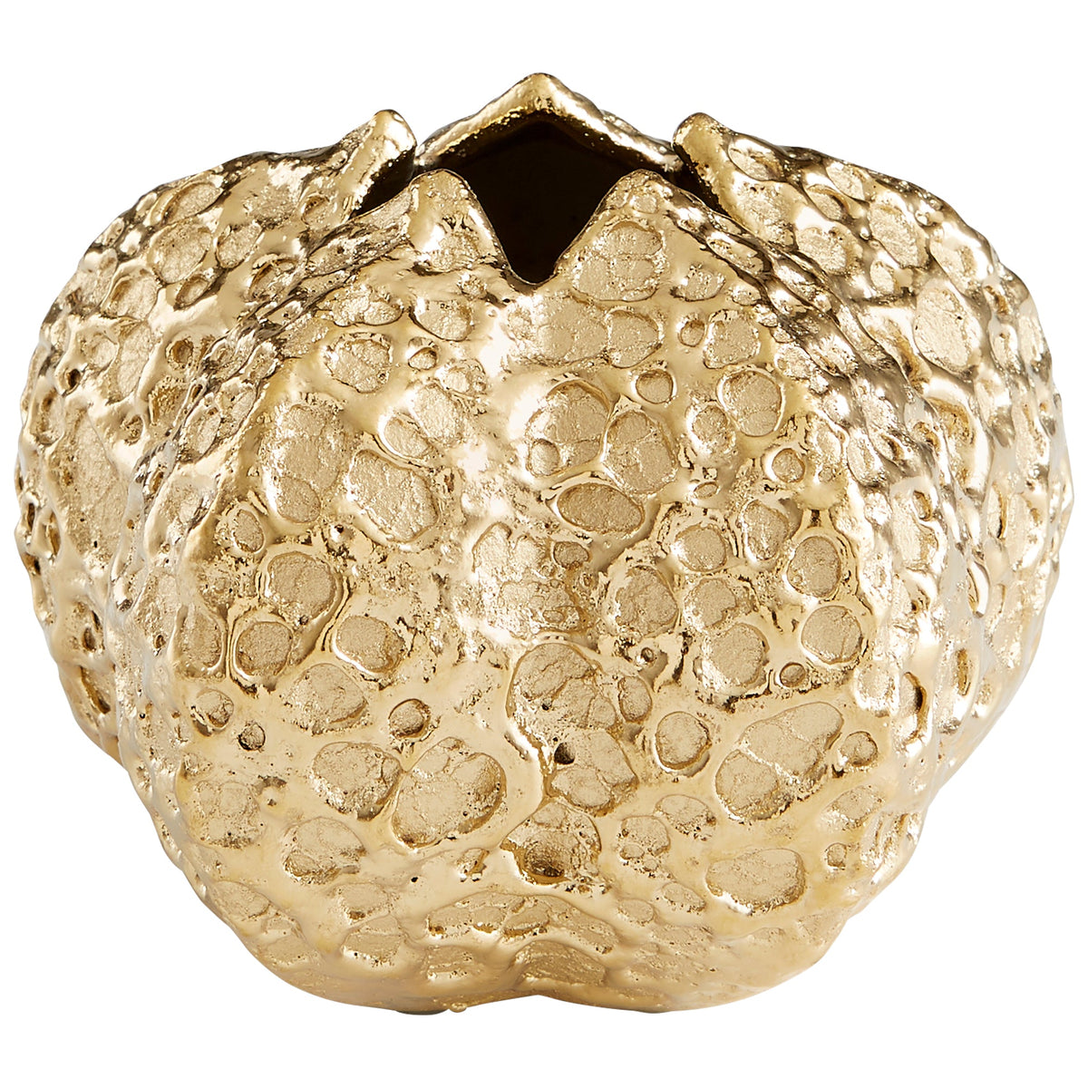 Pores Vase | Gold - Small by Cyan