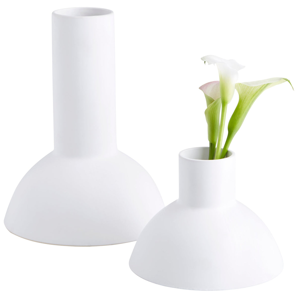 Purezza Vase|White-Medium by Cyan