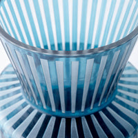 Lined Up Vase|Black-Small by Cyan