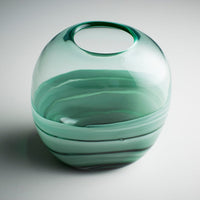 Torrent Vase|Green-Squat by Cyan