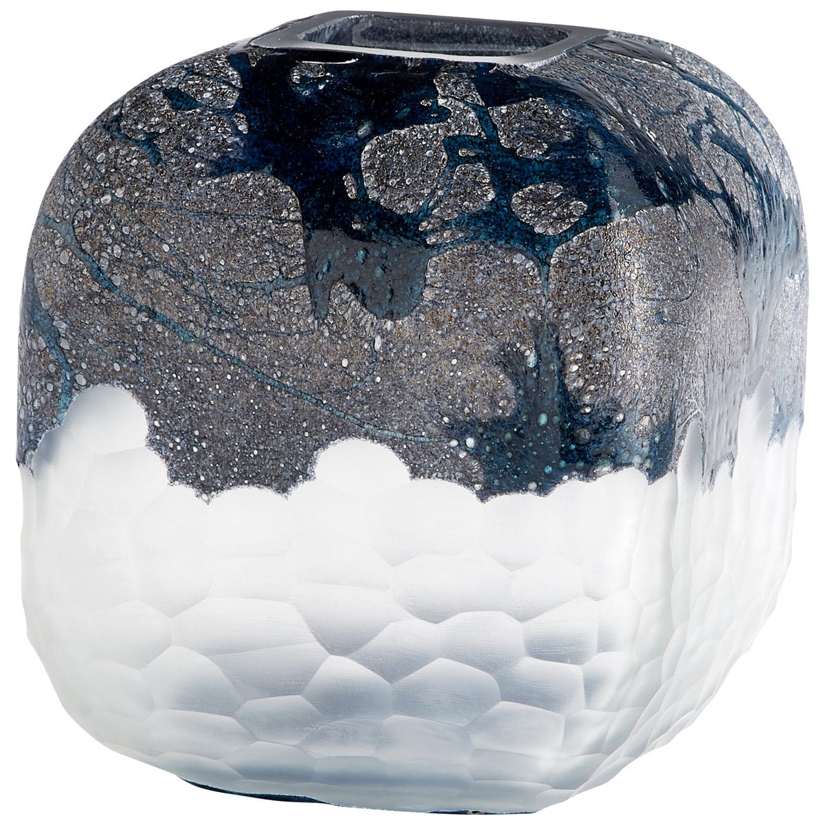 Bosco Vase|Blue& White-LG by Cyan