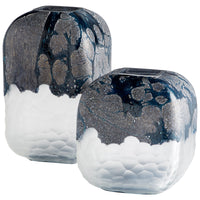 Bosco Vase|Blue& White-LG by Cyan