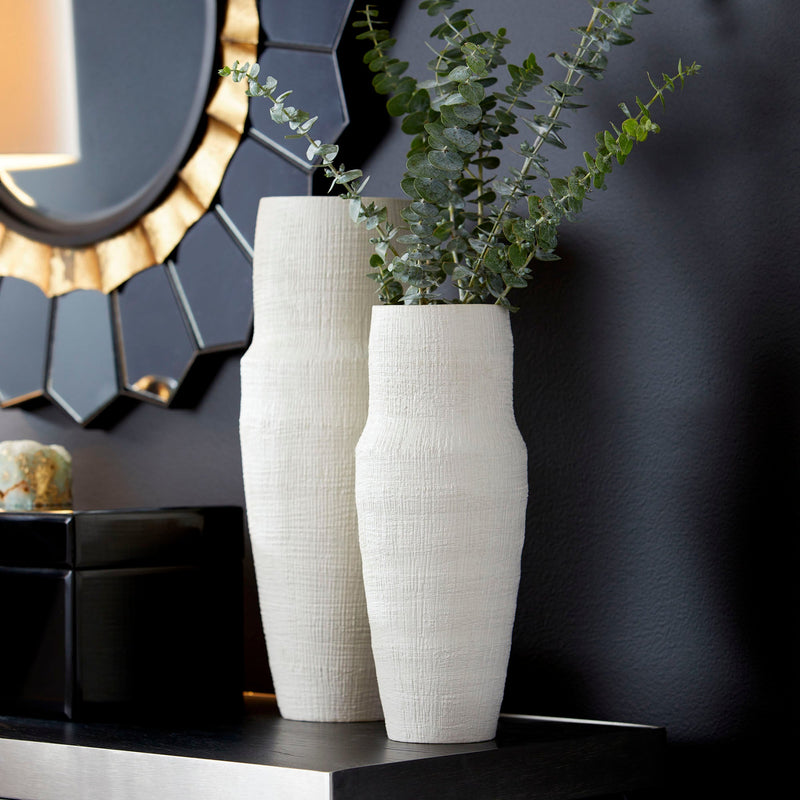 Leela Vase|White - Small by Cyan