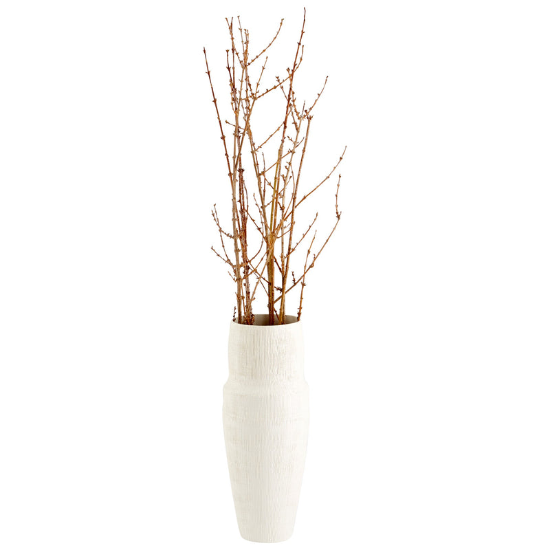 Leela Vase | White-Medium by Cyan