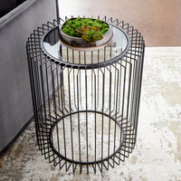 Canasta Side Table by Cyan