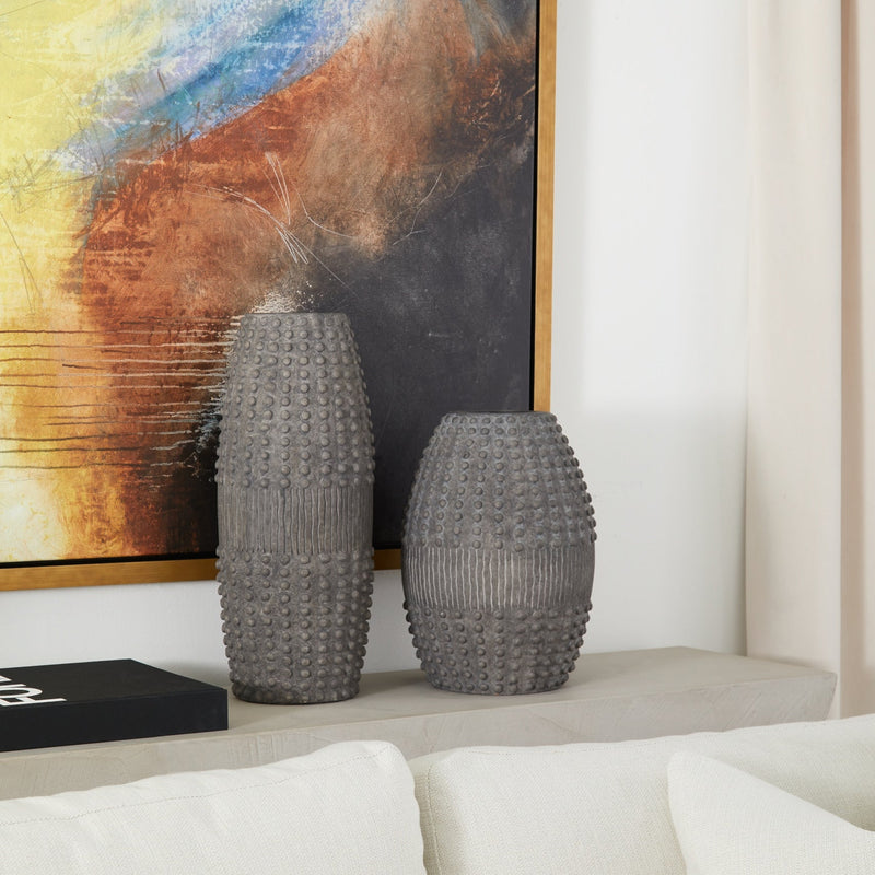 Short Scoria Vase by Cyan