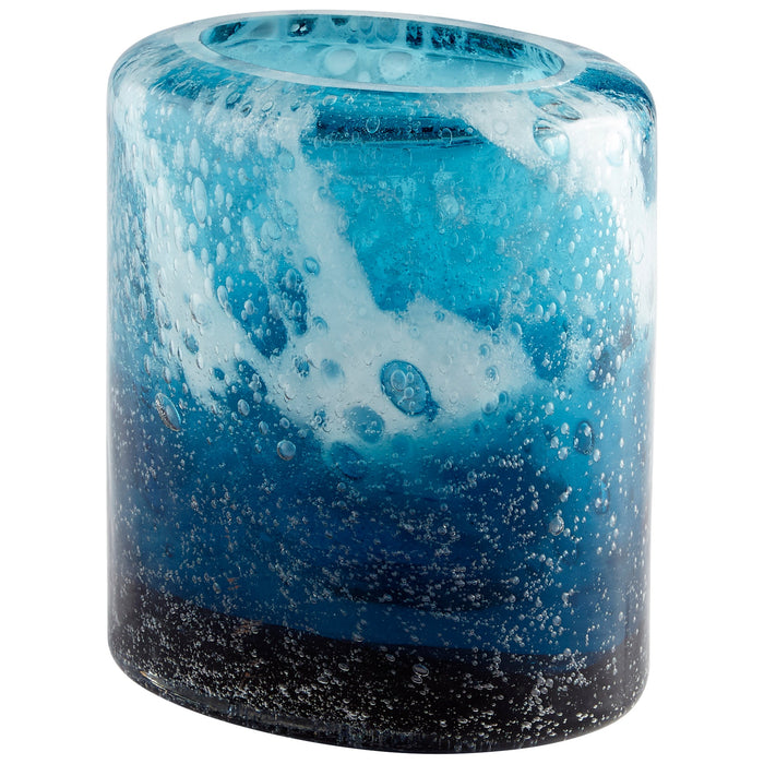 Spruzzo Vase|Blue - Small by Cyan