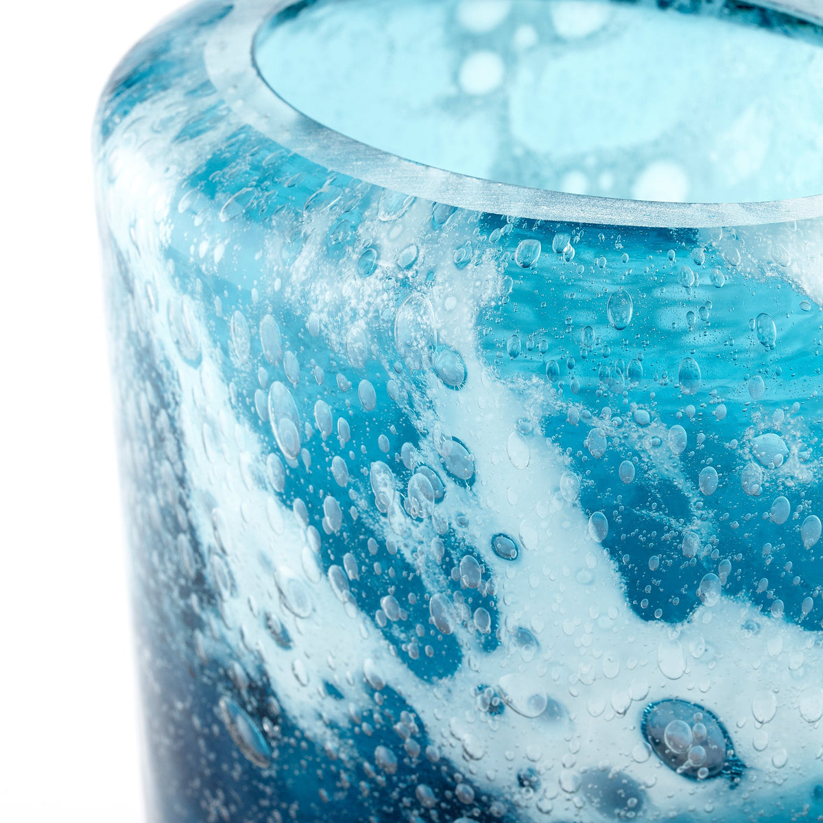 Spruzzo Vase|Blue - Small by Cyan