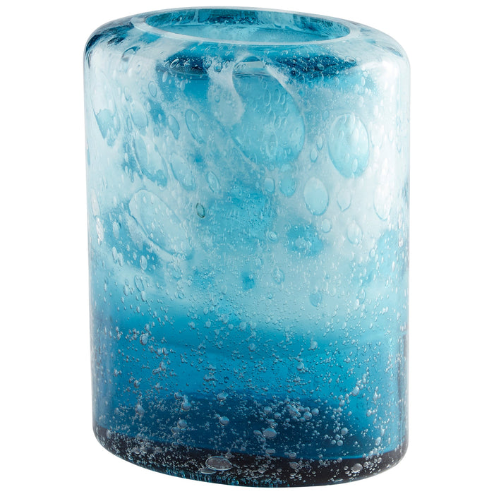 Spruzzo Vase|Blue - Large by Cyan