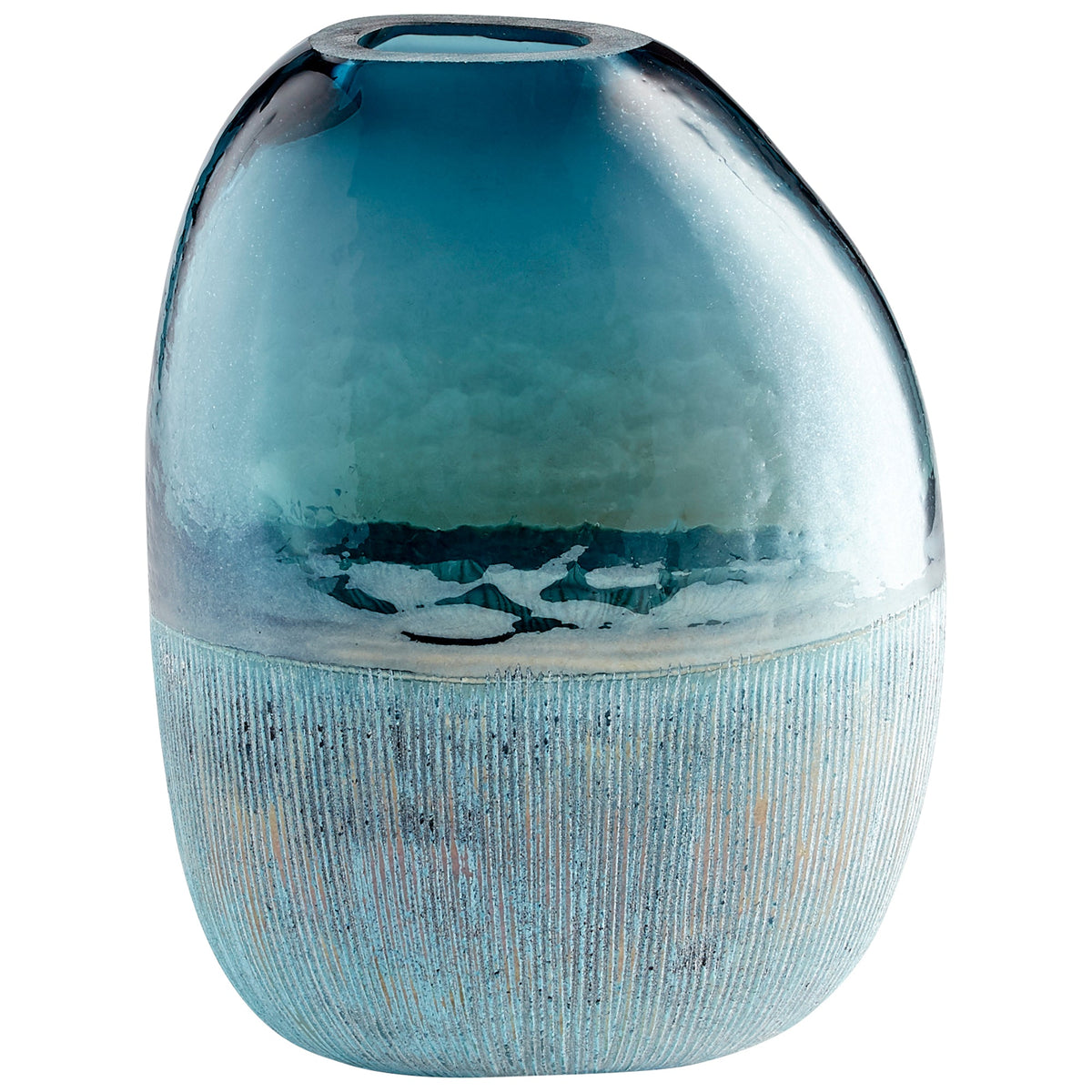 Cape Caspian Vase|Blue-LG by Cyan