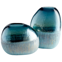 Cape Caspian Vase|Blue-LG by Cyan