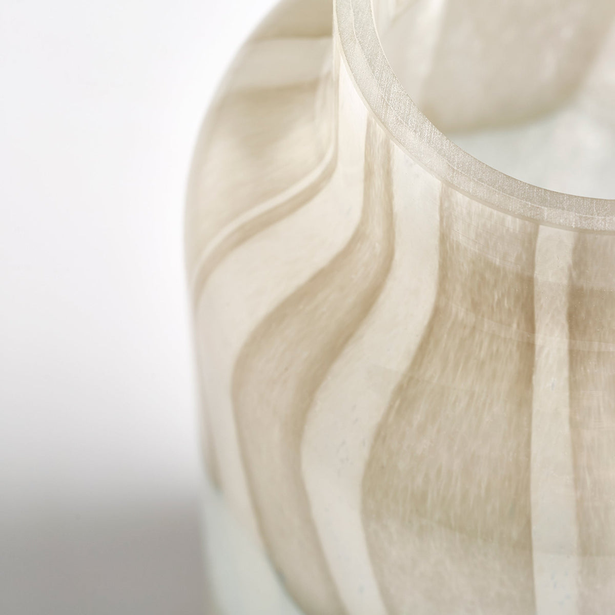 Lucerne Vase|Tan& Aqua-LG by Cyan