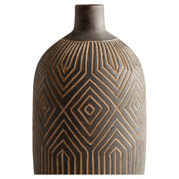 Dark Labyrinth Vase -LG by Cyan