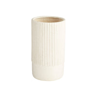 Harmonica Vase|White-MD by Cyan