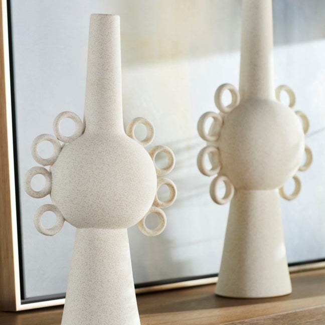 Ringlets Vase|White-Small by Cyan