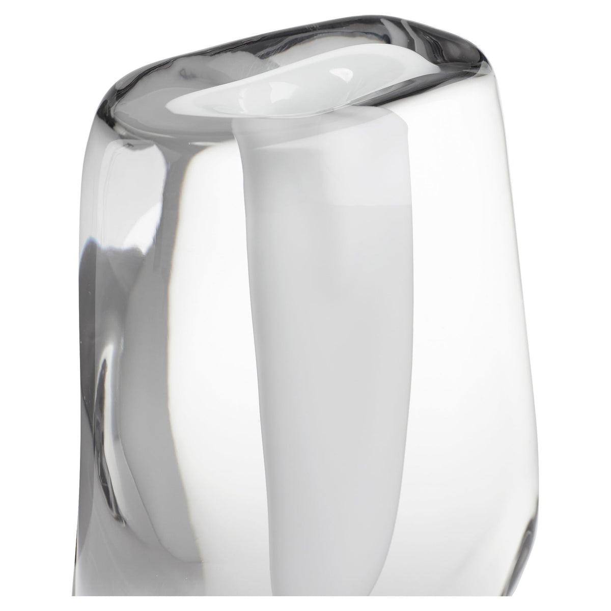 Clear Oppulence Vase by Cyan