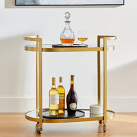 Cosmo Bar Cart | Gold by Cyan