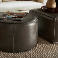 Lusso | Square Pouf- Grey by Cyan