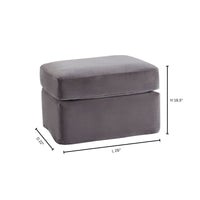 Sovente Ottoman | Grey by Cyan