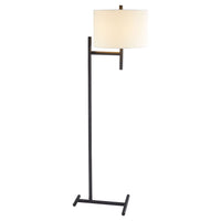 Ladon Floor Lamp | Black by Cyan