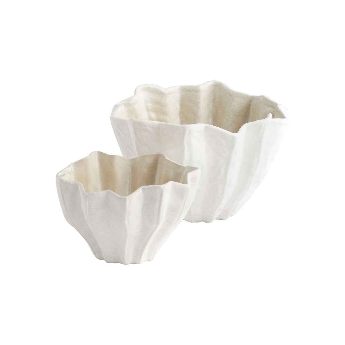 Chloris Bowl |White-Small by Cyan