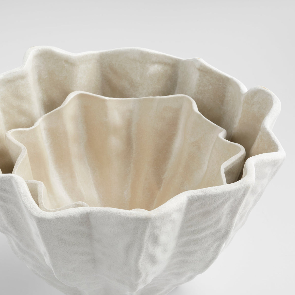 Chloris Bowl |White-Large by Cyan