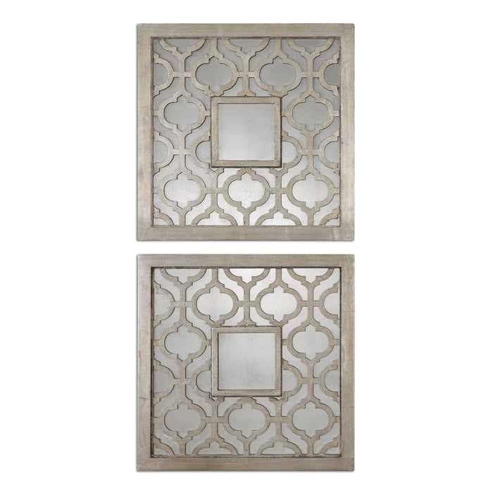 Uttermost Sorbolo Squares Decorative Mirror Set/2