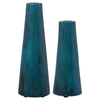 Uttermost Mambo Blue Vases, S/2