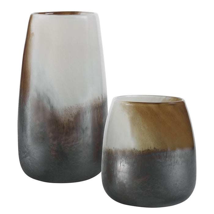 Uttermost Desert Wind Glass Vases, S/2