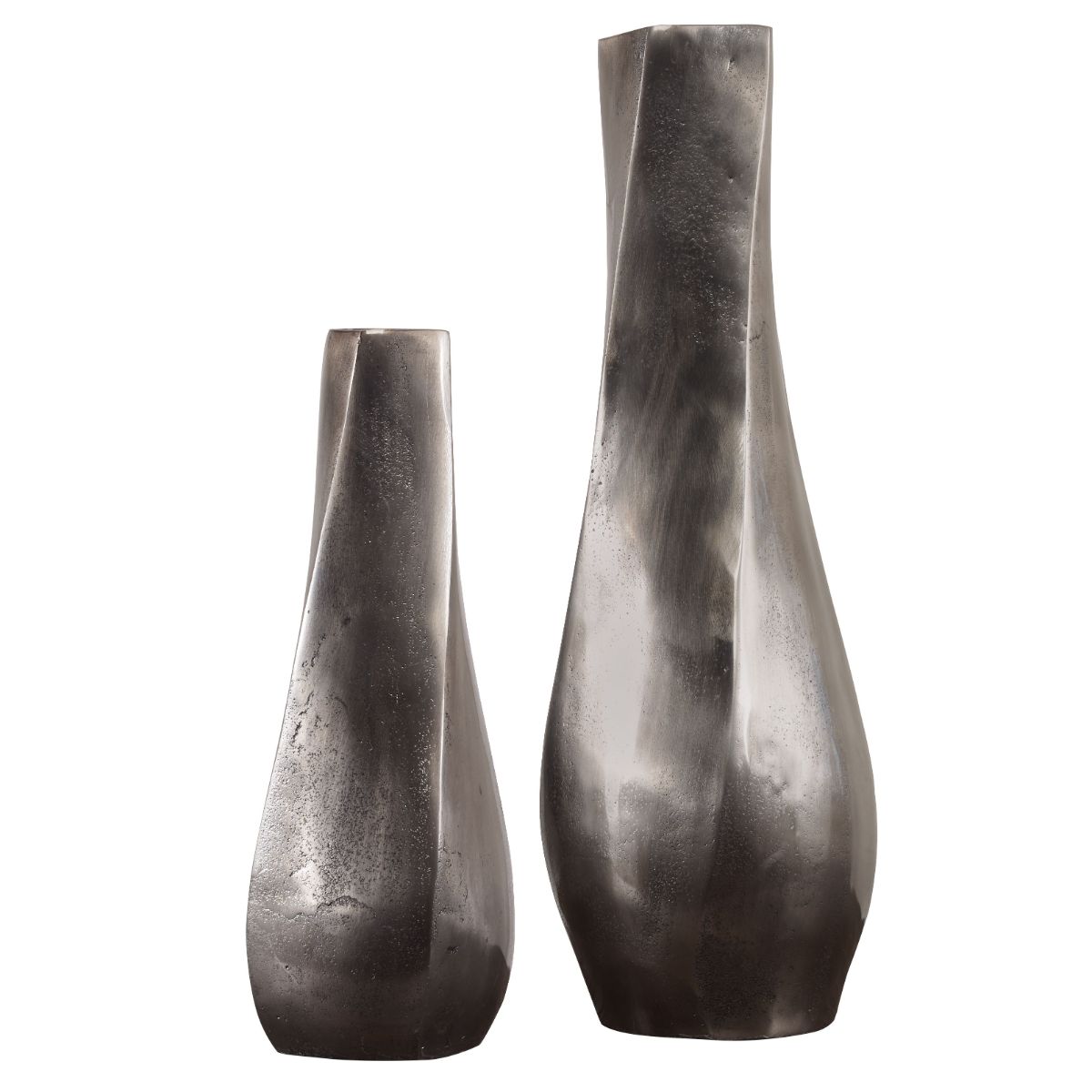 Uttermost Noa Dark Nickel Vases Set/2