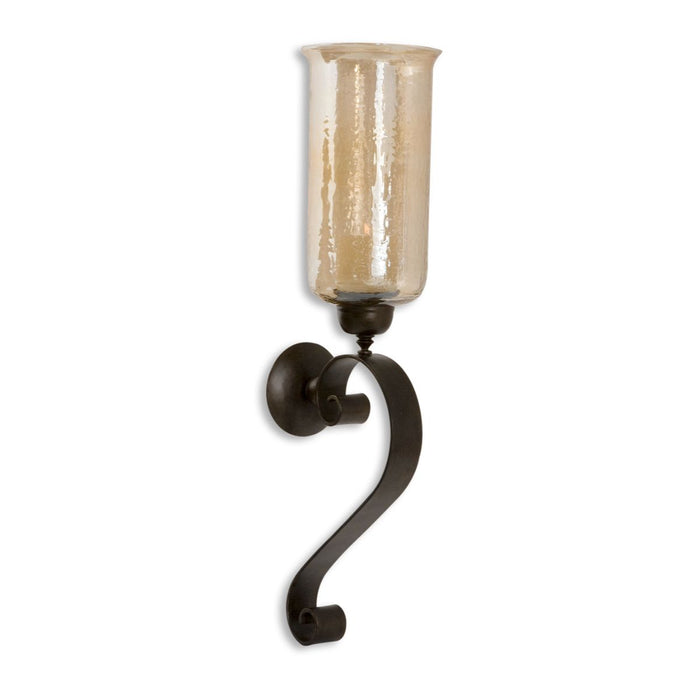 Uttermost Joselyn Bronze Candle Wall Sconce